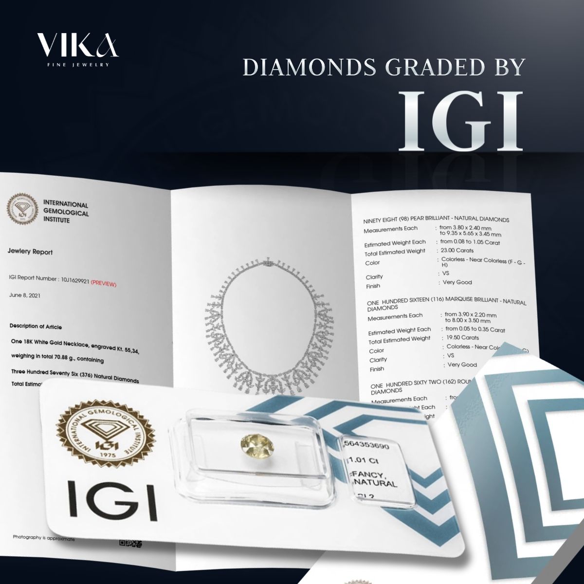 Kim cương chứng nhận IGI Kim cương chứng nhận IGI