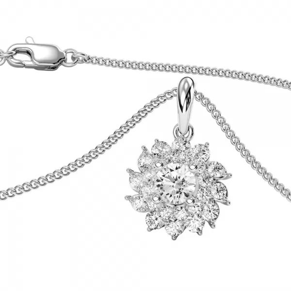 <?=Mặt Dây Chuyền Kim Cương Tự Nhiên Vàng 18K ?>