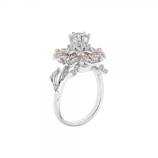 Nhẫn Nữ Kim Cương Tự Nhiên Vàng 18K