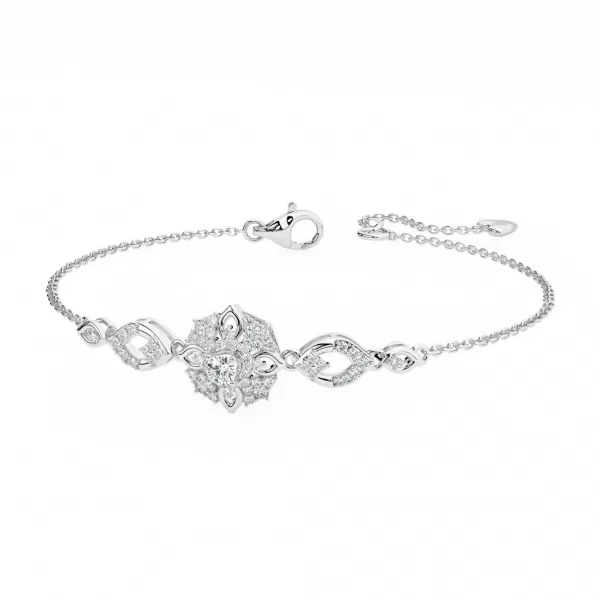 <?=Lắc Tay Kim Cương Tự Nhiên Vàng 18K ?>