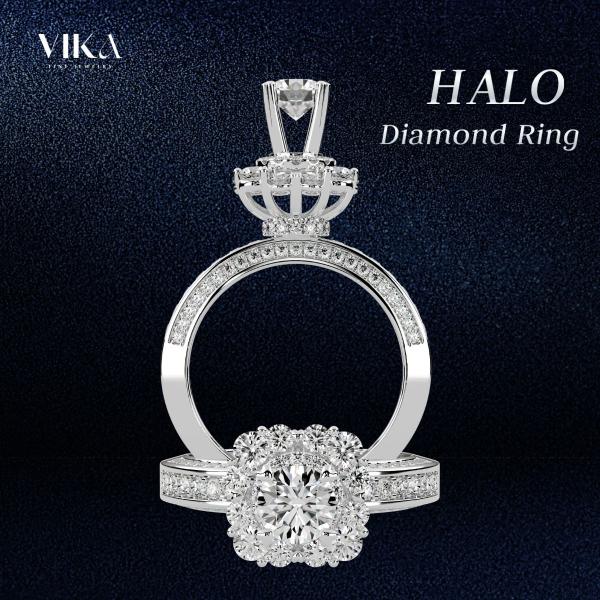 Nhẫn Kim Cương Halo
