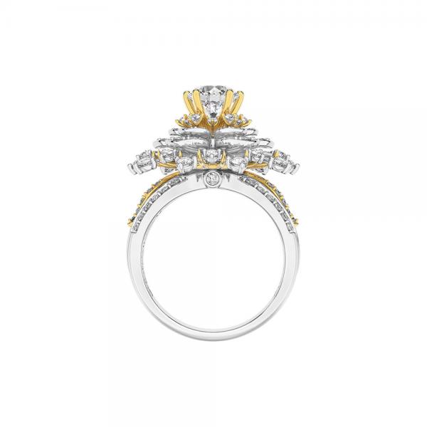 Nhẫn Nữ Kim Cương Tự Nhiên Vàng 18K